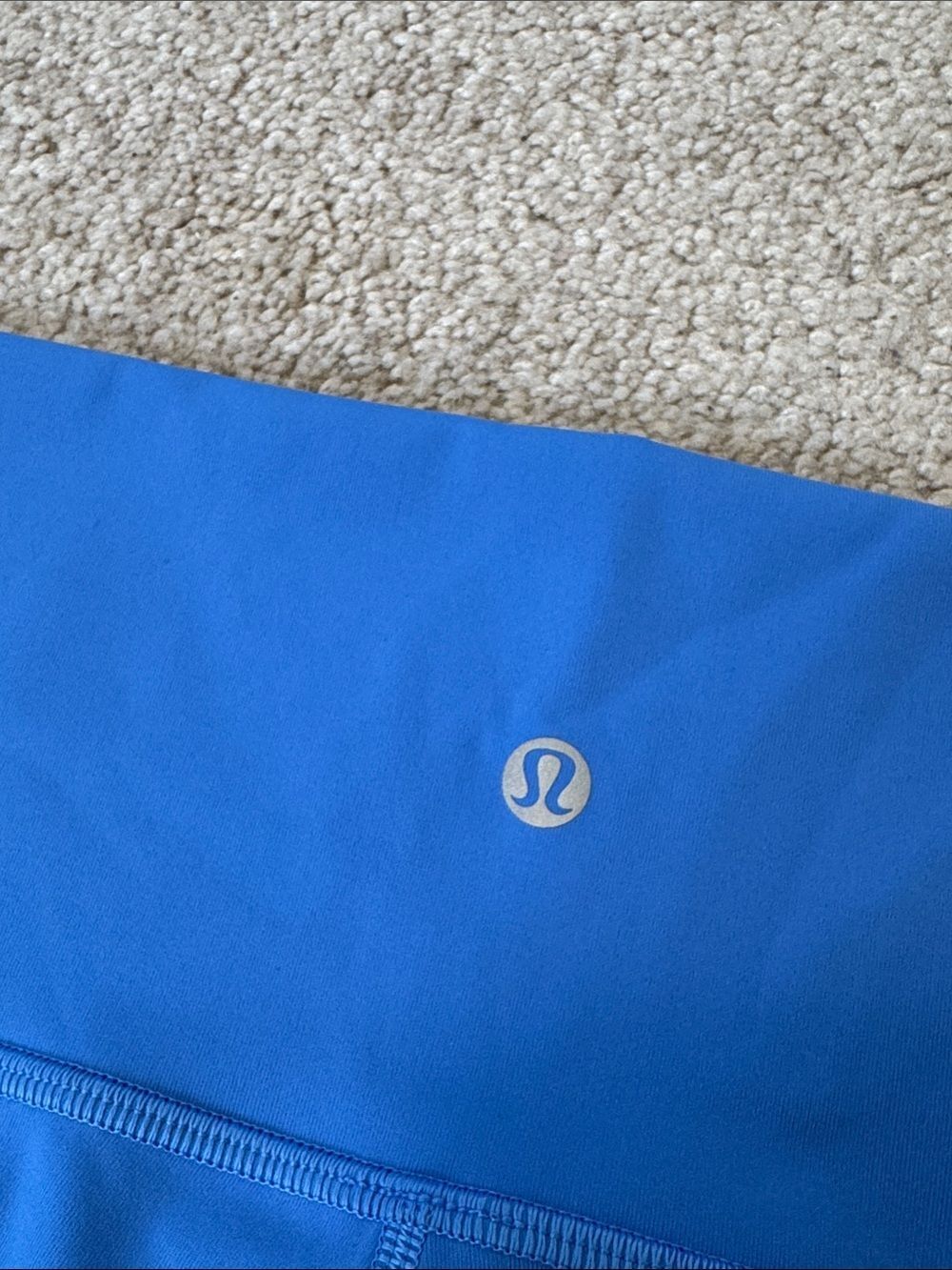 lululemon Wunder Under High-Rise Crop Leggings 23" Blue Nile Sz10 - Picture 6 of 7